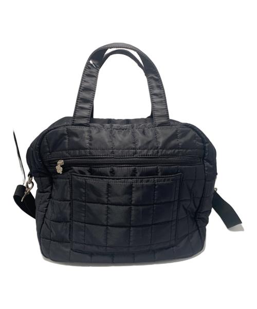 MARY QUANT（マリークヮント）MARY QUANT (マリークヮント) キルティング2WAYバッグ ブラックの古着・服飾アイテム