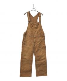 IRON HEART（アイアンハート）の古着「806ヘビーダック ダブルニーオーバーオール」｜キャメル