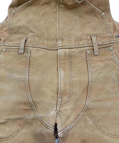 IRON HEART（アイアンハート）IRON HEART (アイアンハート) 806ヘビーダック ダブルニーオーバーオール キャメル サイズ:不明の古着・服飾アイテム