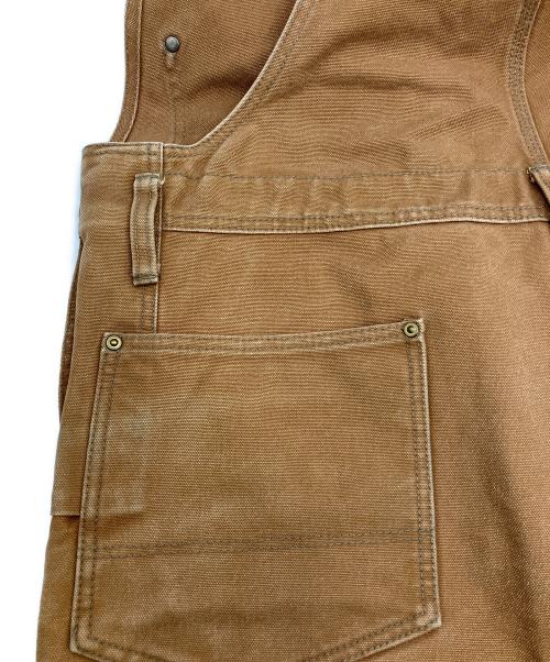 IRON HEART（アイアンハート）IRON HEART (アイアンハート) 806ヘビーダック ダブルニーオーバーオール キャメル サイズ:不明の古着・服飾アイテム