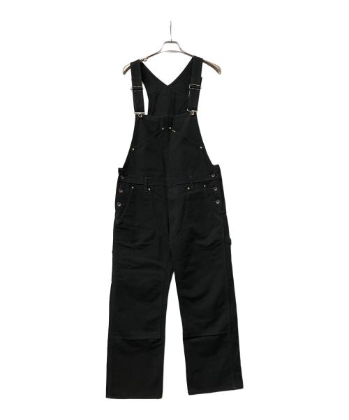 IRON HEART（アイアンハート）IRON HEART (アイアンハート) 806ヘビーダック ダブルニーオーバーオール ブラック サイズ:w34の古着・服飾アイテム