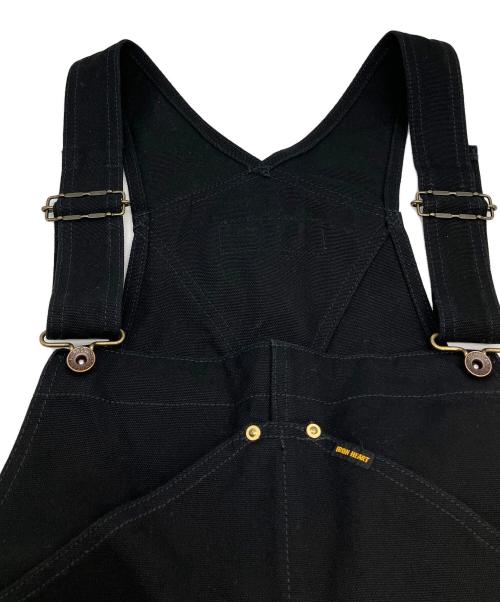 IRON HEART（アイアンハート）IRON HEART (アイアンハート) 806ヘビーダック ダブルニーオーバーオール ブラック サイズ:w34の古着・服飾アイテム