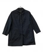 MOORERムーレー）の古着「ショート丈コート BRENDA」｜ネイビー