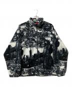 SUPREMEシュプリーム）の古着「New York Fleece Jacket 25AW」｜グレー×ホワイト