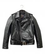 Schottショット）の古着「613UHT HORSEHIDE ONESTAR TALL」｜ブラック