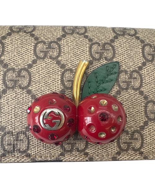 GUCCI（グッチ）GUCCI (グッチ) GUCCI GG 　2つ折り財布 ベージュの古着・服飾アイテム