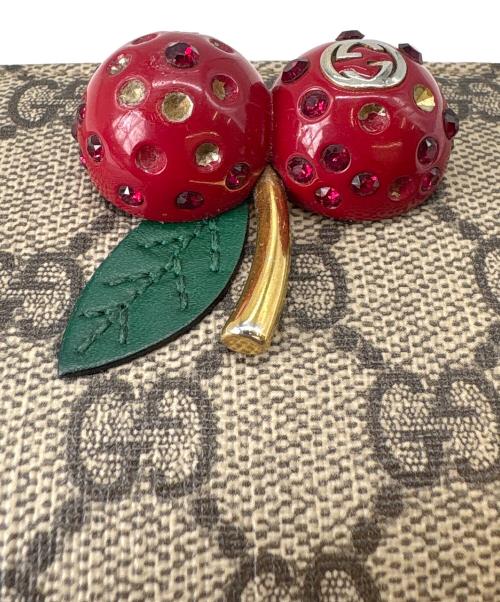 GUCCI（グッチ）GUCCI (グッチ) GUCCI GG 　2つ折り財布 ベージュの古着・服飾アイテム