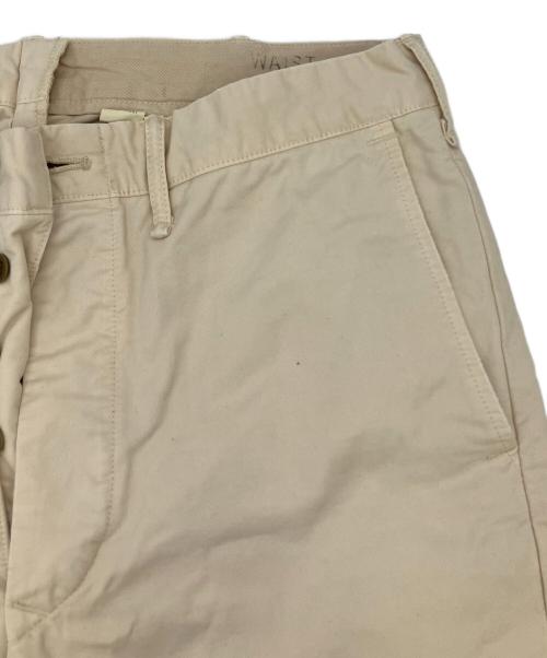 RRL（ダブルアールエル）RRL (ダブルアールエル) ボタンフライチノパン ベージュ サイズ:w33の古着・服飾アイテム