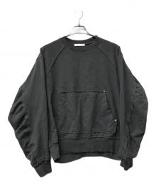 JOURNAL STANDARD（ジャーナルスタンダード）の古着「スウェット  ラウンド スリーブ プルオーバー スウェット」｜チャコールグレー