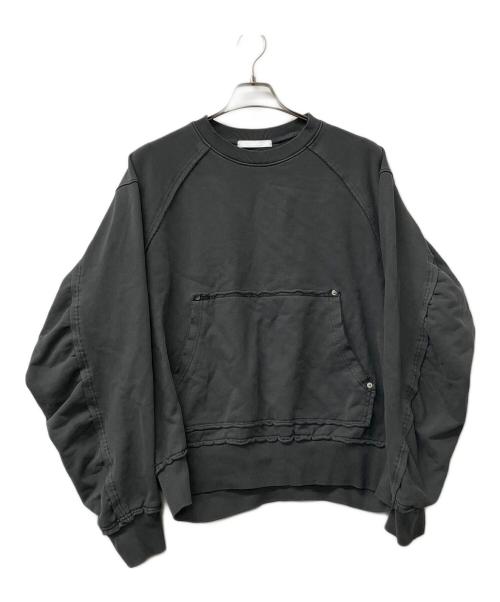 JOURNAL STANDARD（ジャーナルスタンダード）JOURNAL STANDARD (ジャーナルスタンダード) スウェット  ラウンド スリーブ プルオーバー スウェット チャコールグレー サイズ:Ｌの古着・服飾アイテム