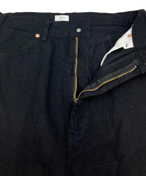 CIOTA（シオタ）CIOTA (シオタ) デニムパンツ ブラック サイズ:4の古着・服飾アイテム