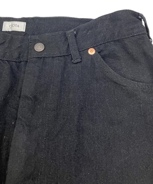 CIOTA（シオタ）CIOTA (シオタ) デニムパンツ ブラック サイズ:4の古着・服飾アイテム