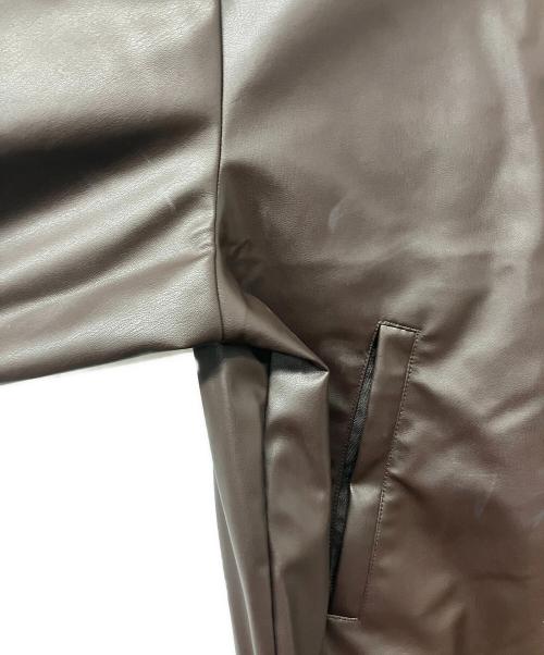 adidas（アディダス）adidas (アディダス) トラックジャケット プレザー 3ストライプ ブラウン サイズ:Ｍの古着・服飾アイテム