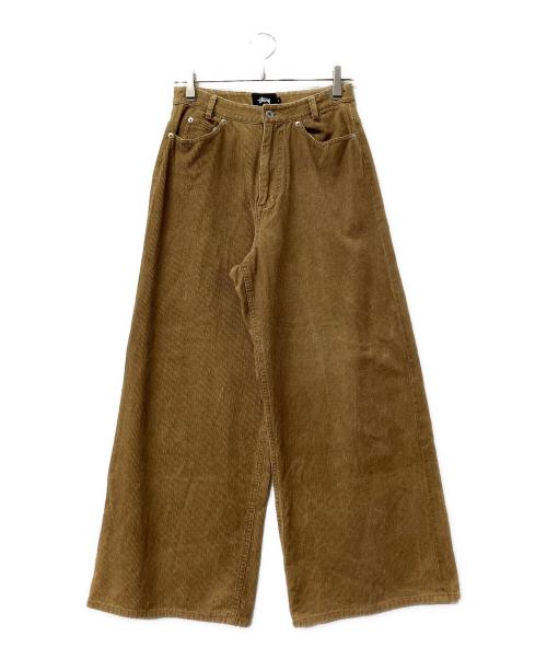 stussy（ステューシー）stussy (ステューシー) コーデュロイパンツ ブラウン サイズ:SMALLの古着・服飾アイテム