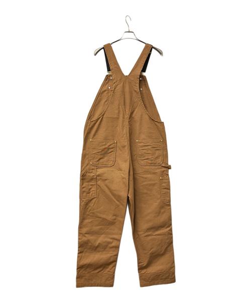 CarHartt（カーハート）CarHartt (カーハート) オーバーオール BIB OVERALL COTTON DUCK ブラウン サイズ:40×30の古着・服飾アイテム