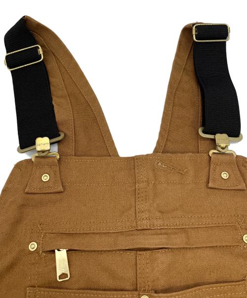 CarHartt（カーハート）CarHartt (カーハート) オーバーオール BIB OVERALL COTTON DUCK ブラウン サイズ:40×30の古着・服飾アイテム