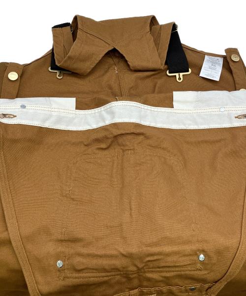 CarHartt（カーハート）CarHartt (カーハート) オーバーオール BIB OVERALL COTTON DUCK ブラウン サイズ:40×30の古着・服飾アイテム