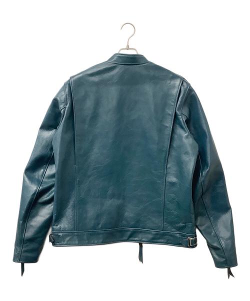 IRON HEART（アイアンハート）IRON HEART (アイアンハート) ジャケット モーターサイクルジャケット ターコイズ サイズ:40の古着・服飾アイテム