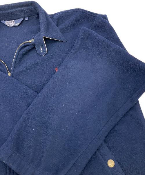 POLO RALPH LAUREN（ポロ・ラルフローレン）POLO RALPH LAUREN (ポロ・ラルフローレン) フリースジャケット 90’s ネイビー サイズ:Lの古着・服飾アイテム