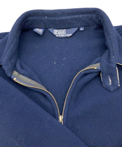 POLO RALPH LAUREN（ポロ・ラルフローレン）POLO RALPH LAUREN (ポロ・ラルフローレン) フリースジャケット 90’s ネイビー サイズ:Lの古着・服飾アイテム