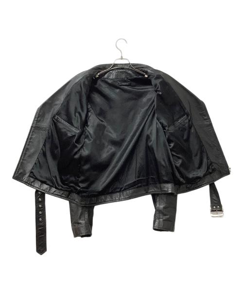 RHENIUM（レニウム）RHENIUM (レニウム) ジャケット ダブルライダースジャケット ブラック サイズ:44の古着・服飾アイテム