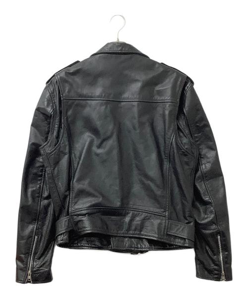 RHENIUM（レニウム）RHENIUM (レニウム) ジャケット ダブルライダースジャケット ブラック サイズ:44の古着・服飾アイテム