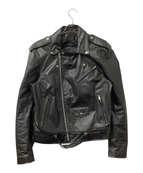RHENIUM（レニウム）RHENIUM (レニウム) ジャケット ダブルライダースジャケット ブラック サイズ:44の古着・服飾アイテム