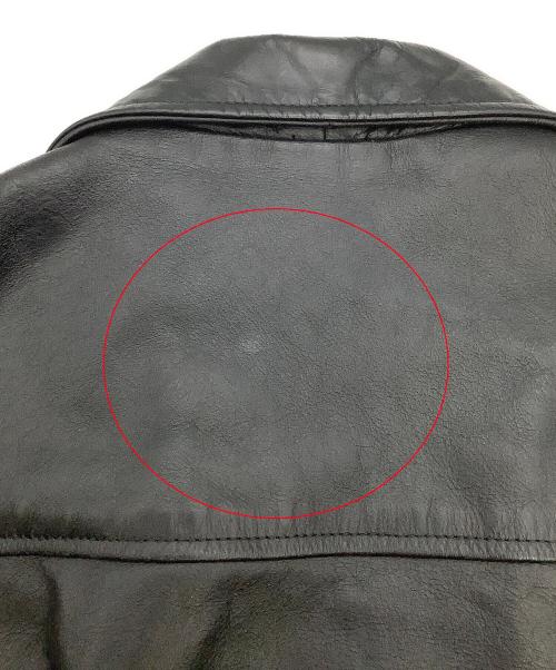 RHENIUM（レニウム）RHENIUM (レニウム) ジャケット ダブルライダースジャケット ブラック サイズ:44の古着・服飾アイテム