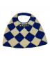 MARNI（マルニ）の古着「ハンドバッグ　テックウールバッグ」｜ベージュ×ブルー