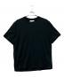 AMI Alexandre Mattiussi（アミアレクサンドルマテュッシ）の古着「半袖カットソー　ハートエンボスロゴTシャツ」｜ブラック