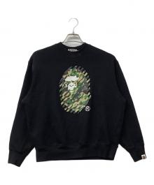 A BATHING APE（アベイシングエイプ）の古着「クルーネックスウェット」｜ブラック