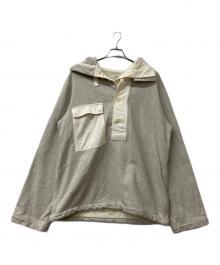 CORONA（コロナ）の古着「プルオーバーパーカー　NAVY PARKA HEATHER GRAY」｜グレー×ホワイト