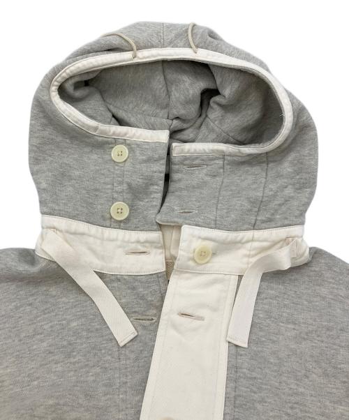 CORONA（コロナ）CORONA (コロナ) プルオーバーパーカー　NAVY PARKA HEATHER GRAY グレー×ホワイト サイズ:SIZE42の古着・服飾アイテム