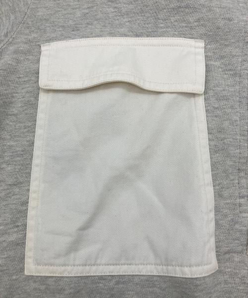 CORONA（コロナ）CORONA (コロナ) プルオーバーパーカー　NAVY PARKA HEATHER GRAY グレー×ホワイト サイズ:SIZE42の古着・服飾アイテム