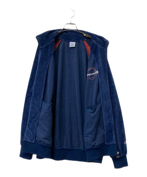 Champion（チャンピオン）Champion (チャンピオン) アクションスタイルフルジップジャケット ブルー×レッド サイズ:Lの古着・服飾アイテム