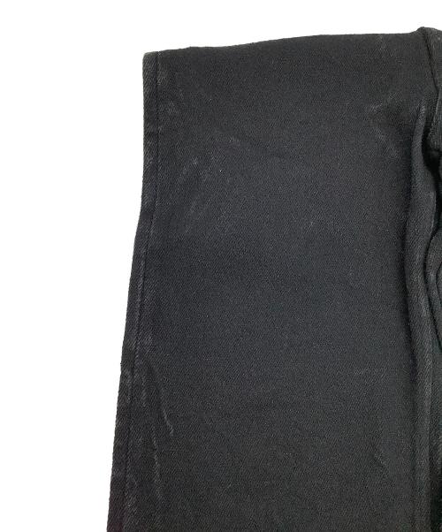 AURALEE（オーラリー）AURALEE (オーラリー) パンツ SILK NEP DENIM 5P WIDE PANTS ブラック サイズ:3の古着・服飾アイテム