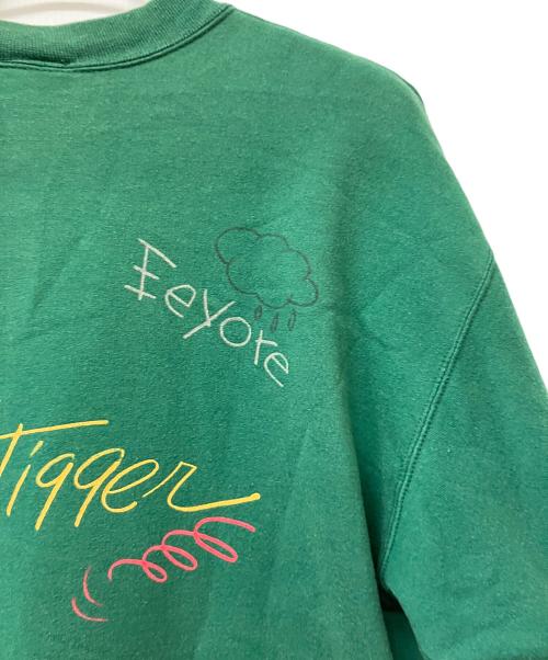 DISNEY（ディズニー）DISNEY (ディズニー) スウェット  90'S アメリカ製 グリーン サイズ:不明の古着・服飾アイテム
