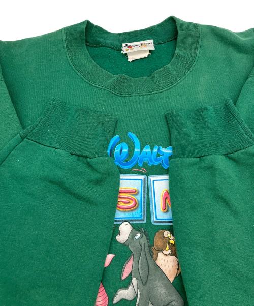 DISNEY（ディズニー）DISNEY (ディズニー) スウェット  90'S アメリカ製 グリーン サイズ:不明の古着・服飾アイテム