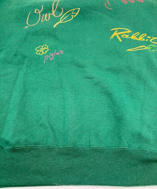DISNEY（ディズニー）DISNEY (ディズニー) スウェット  90'S アメリカ製 グリーン サイズ:不明の古着・服飾アイテム
