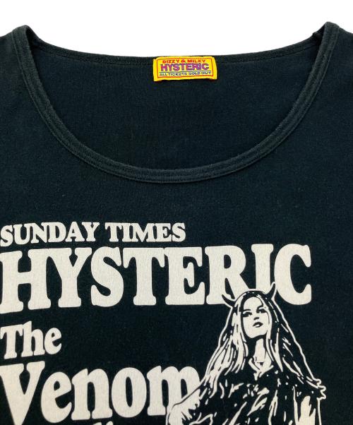 Hysteric Glamour（ヒステリックグラマー）Hysteric Glamour (ヒステリックグラマー) 長袖カットソー　THE VENOM PARADISE Tシャツ ブラック サイズ:FREEの古着・服飾アイテム
