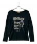 Hysteric Glamour（ヒステリックグラマー）の古着「長袖カットソー　THE VENOM PARADISE Tシャツ」｜ブラック