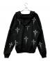 REFLEM (レフレム) ジップパーカー CROSS RHINESTONE ZIP UP PARKER ブラック サイズ:FREE：14000円