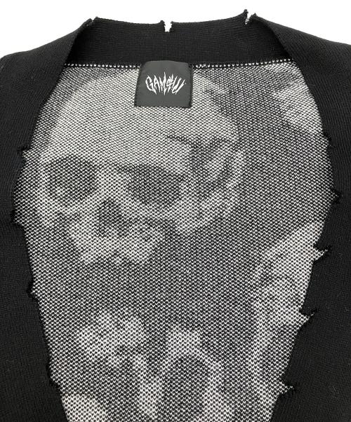 gamchu（ガムチュ）gamchu (ガムチュ) 厚手カーディガン ブラック サイズ:FREEの古着・服飾アイテム