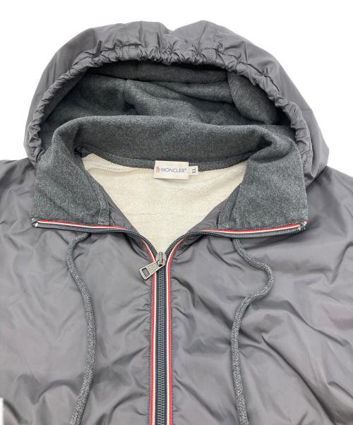 MONCLER（モンクレール）MONCLER (モンクレール) 切替ジップパーカー　MAGLIA CARDIGAN グレー サイズ:XLの古着・服飾アイテム