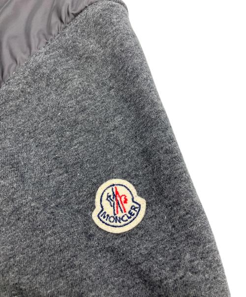 MONCLER（モンクレール）MONCLER (モンクレール) 切替ジップパーカー　MAGLIA CARDIGAN グレー サイズ:XLの古着・服飾アイテム