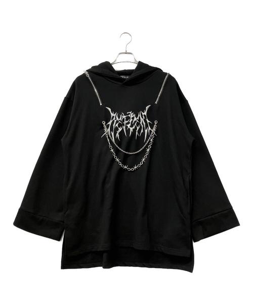 REFLEM（レフレム）REFLEM (レフレム) プルオーバーパーカー ブラック サイズ:FREEの古着・服飾アイテム