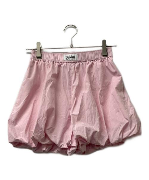 Snidel（スナイデル）Snidel (スナイデル) セットアップ ワンポイントシャツ/バルーンショートパンツ ピンク サイズ:FREEの古着・服飾アイテム