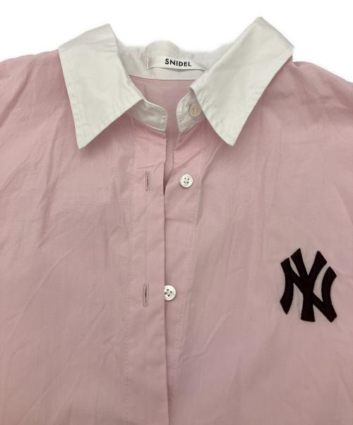 Snidel（スナイデル）Snidel (スナイデル) セットアップ ワンポイントシャツ/バルーンショートパンツ ピンク サイズ:FREEの古着・服飾アイテム