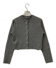 HER LIP TO（ハーリップトゥ）の古着「ニットアンサンブル Essential Classic Cable Knit Set」｜グレー
