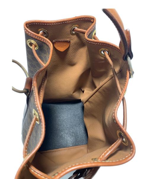 CELINE（セリーヌ）CELINE (セリーヌ) 2WAY巾着ショルダーバッグ ブラウンの古着・服飾アイテム
